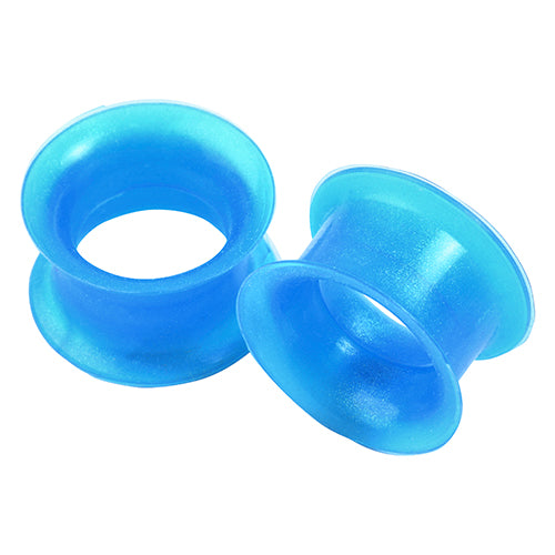 ThinWall Blue Silicone Tunnels Tulsa Body Jewelry