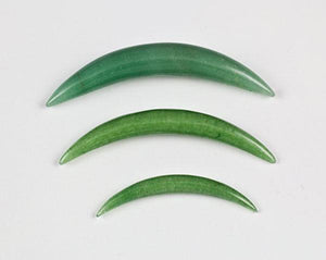 Green Aventurine Septum Tusk by Oracle Body Jewelry