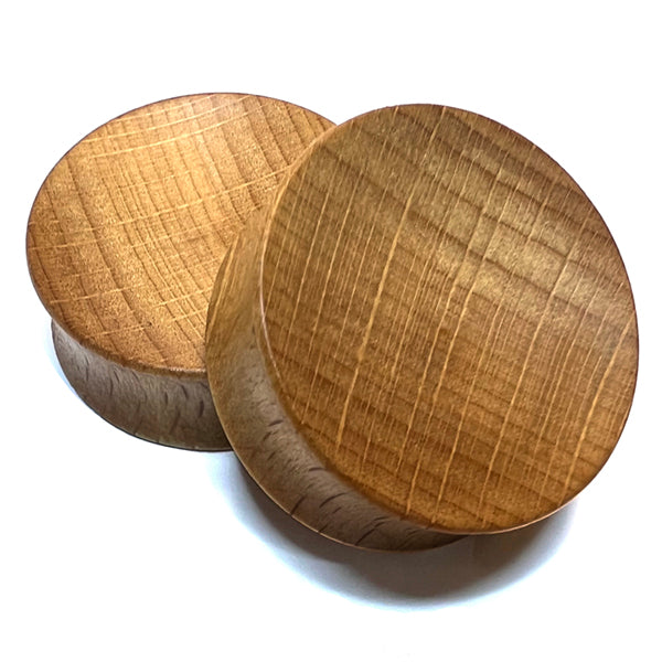 Beech Wood Concave Plugs