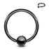 14g Blackline Captive Bead Ring - Tulsa Body Jewelry