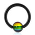 14g Blackline Logo Captive Bead Ring - Tulsa Body Jewelry