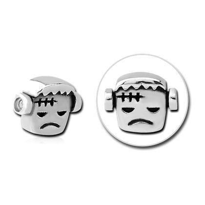 6mm Stainless Frankenstein Replacement Bead - Tulsa Body Jewelry
