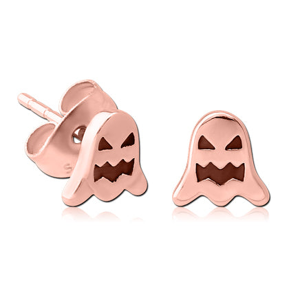 Ghost Rose Gold Earrings
