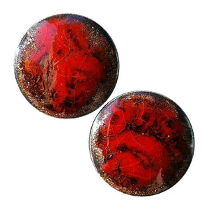 Ruby Red Ceramic Plugs - Tulsa Body Jewelry