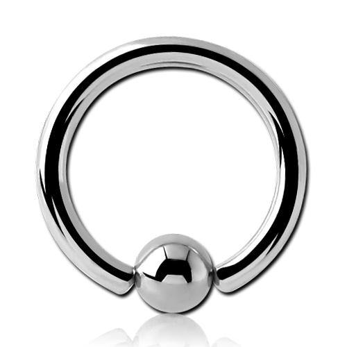 14g Stainless Captive Bead Ring