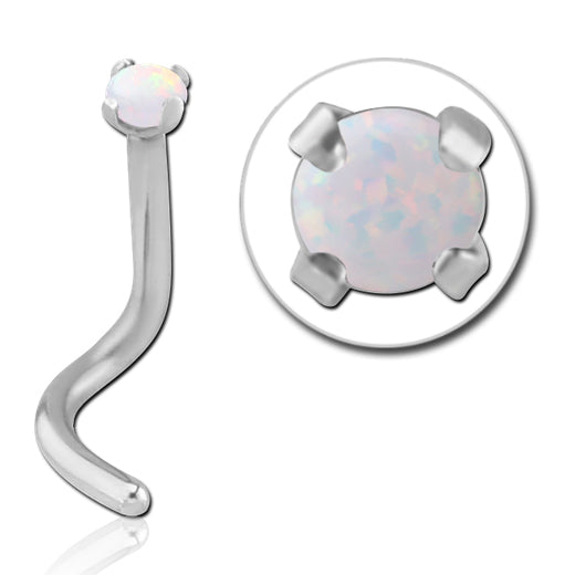 Prong Opal Stainless Nostril Screw