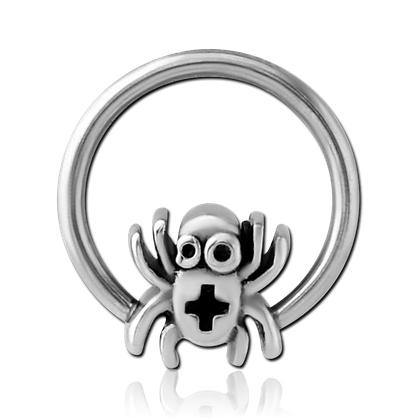 16g Spider Captive Bead Ring - Tulsa Body Jewelry