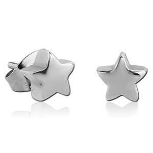 Stainless Star Earrings