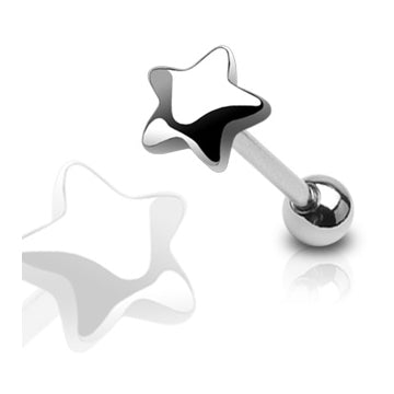 Stainless Star Tongue Barbell