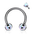 16g Stainless Prong Opal Circular Barbell - Tulsa Body Jewelry