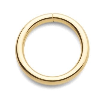18g Yellow 14k Gold Continuous Ring