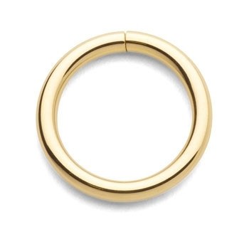 20g Yellow 14k Gold Continuous Ring