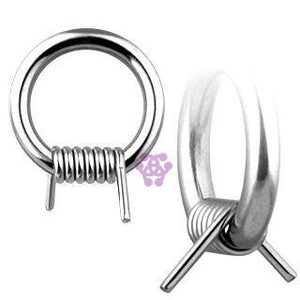Stainless Steel Captive Barb Ring