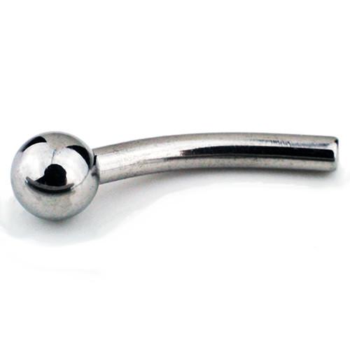 16g Threadless Curved Barbell Post by NeoMetal