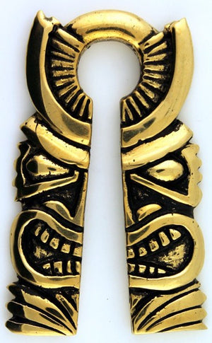 Rectangular Tiki Weights by Oracle Body Jewelry