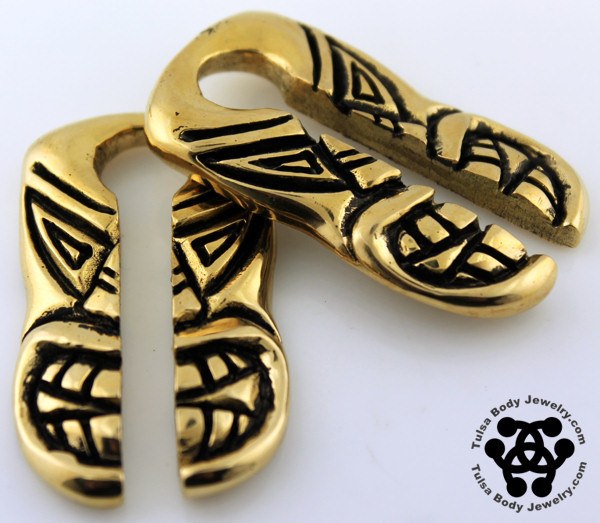 Rounded Tiki Weights by Oracle Body Jewelry