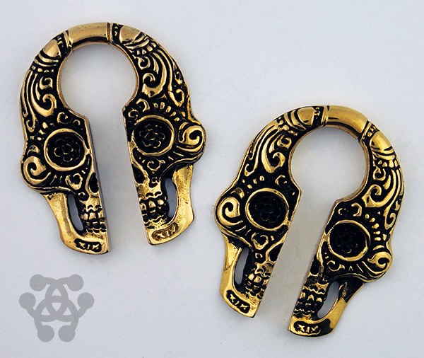 Sugar Skull Weights by Oracle Body Jewelry
