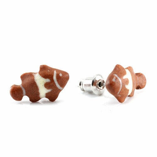 Clownfish Earrings by Urban Star Organics