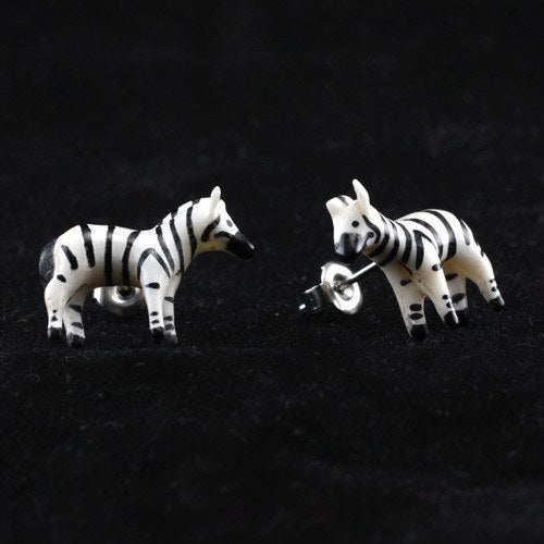 Zebra Earrings by Urban Star Organics