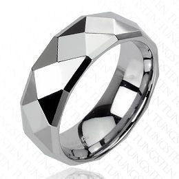 Tungsten Faceted Drop Down Edge Ring