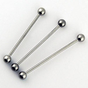 10g Stainless Industrial Barbell - Tulsa Body Jewelry