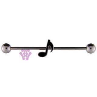 14g Eighth Note Industrial Barbell