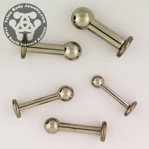14g Stainless Labret by Body Circle Designs - Tulsa Body Jewelry