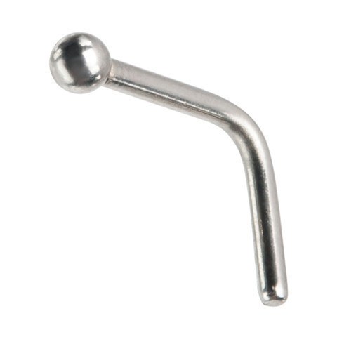 Ball Stainless L-Bend Nose Stud