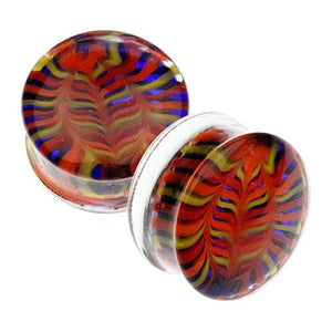 Plugs - Fire Feather Plugs By Gorilla Glass