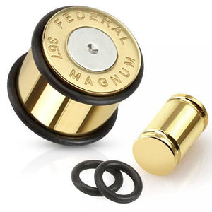 Gold Plated Bullet Plugs