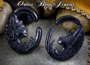 Horn Cradle of Love Hangers by Oracle Body Jewelry
