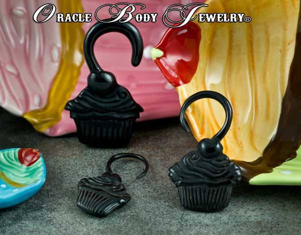 Horn Cupcake Hangers by Oracle Body Jewelry