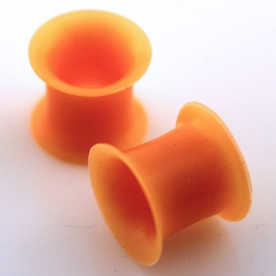 Thin-Wall Tangerine Silicone Tunnels