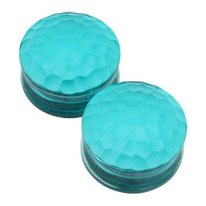 Plugs - Turquoise Martelle Plugs By Gorilla Glass
