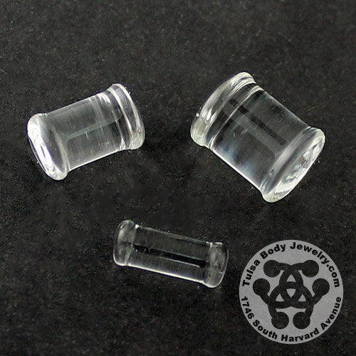 Micro Flared Glass Plug by Glasswear Studios | Tulsa Body Jewelry
