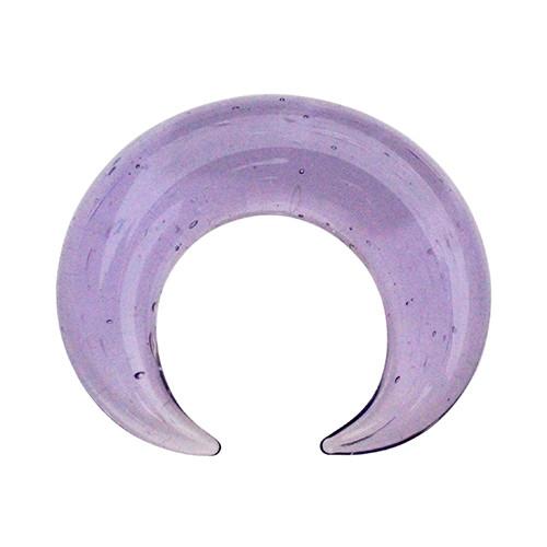 Translucent Purple Septum Pincer by Glasswear Studios