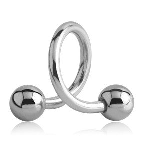 Stainless Steel Spiral Barbell
