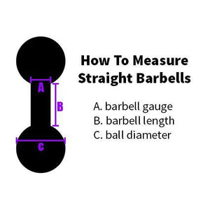 Straight Barbells - Opaque Barbell